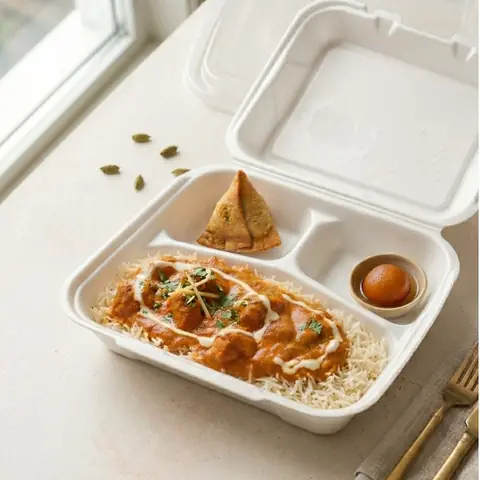 Illustration of Butter Chicken Box