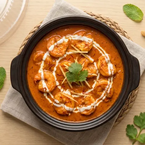 Illustration of Makhani Gravy - Shrimp