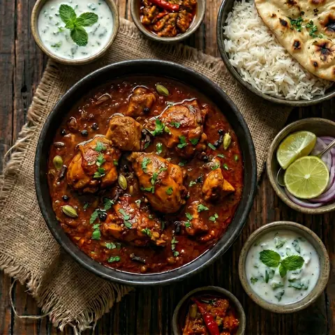 Illustration of Chicken Vindaloo