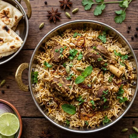 Illustration of Gosht Biryani