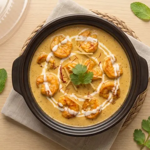 Illustration of Shrimp Korma