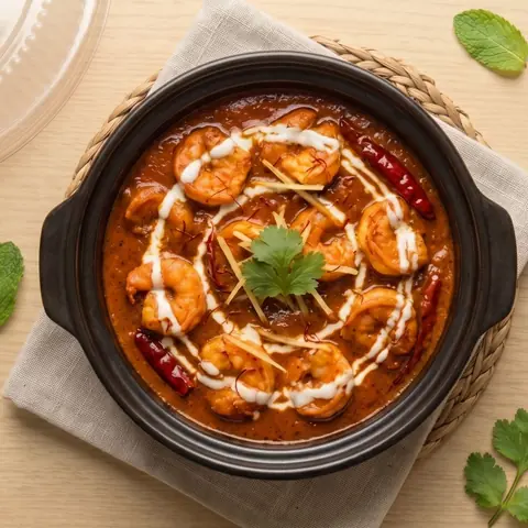 Illustration of Shrimp Vindaloo