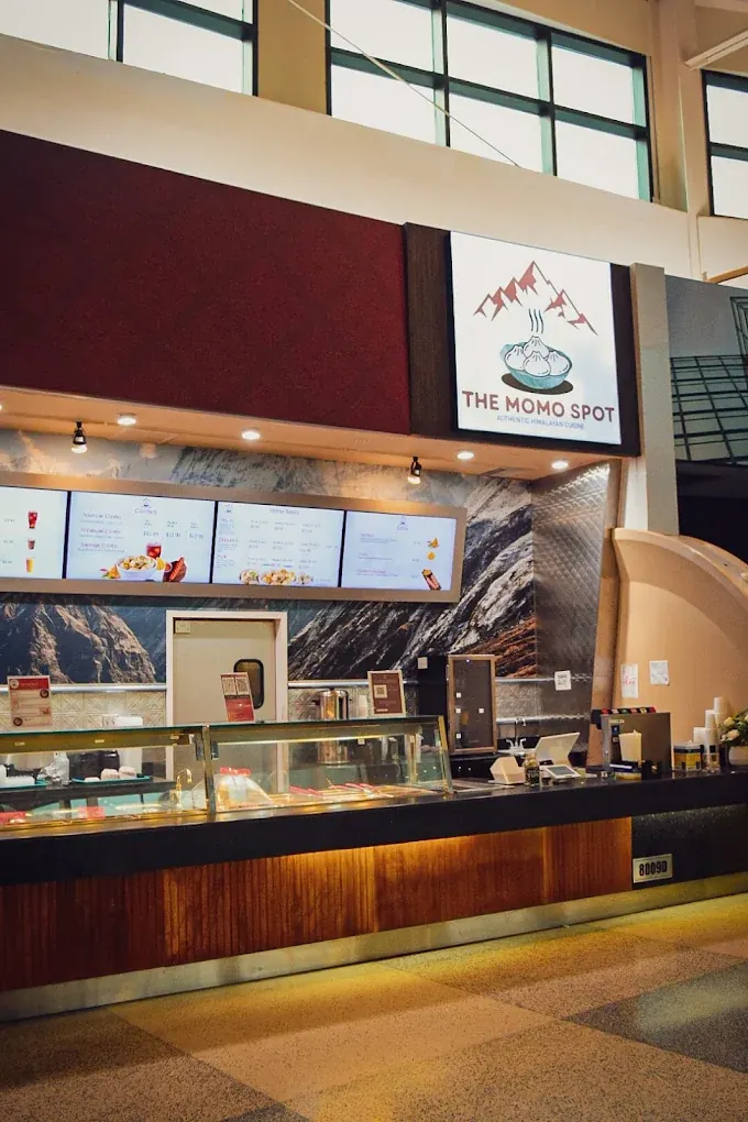 The Momo Spot counter in the Citrus Park Town Center food court