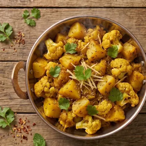Illustration of Aloo Gobi