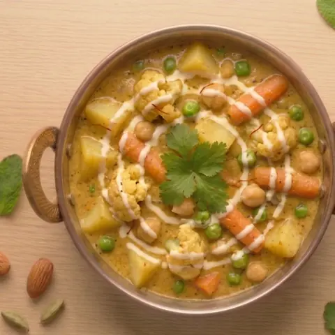 Illustration of Vegan Korma